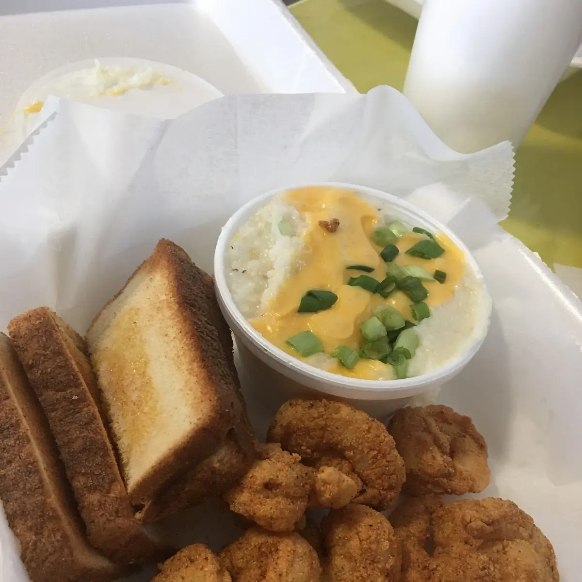 Fried Shrimp and Grits