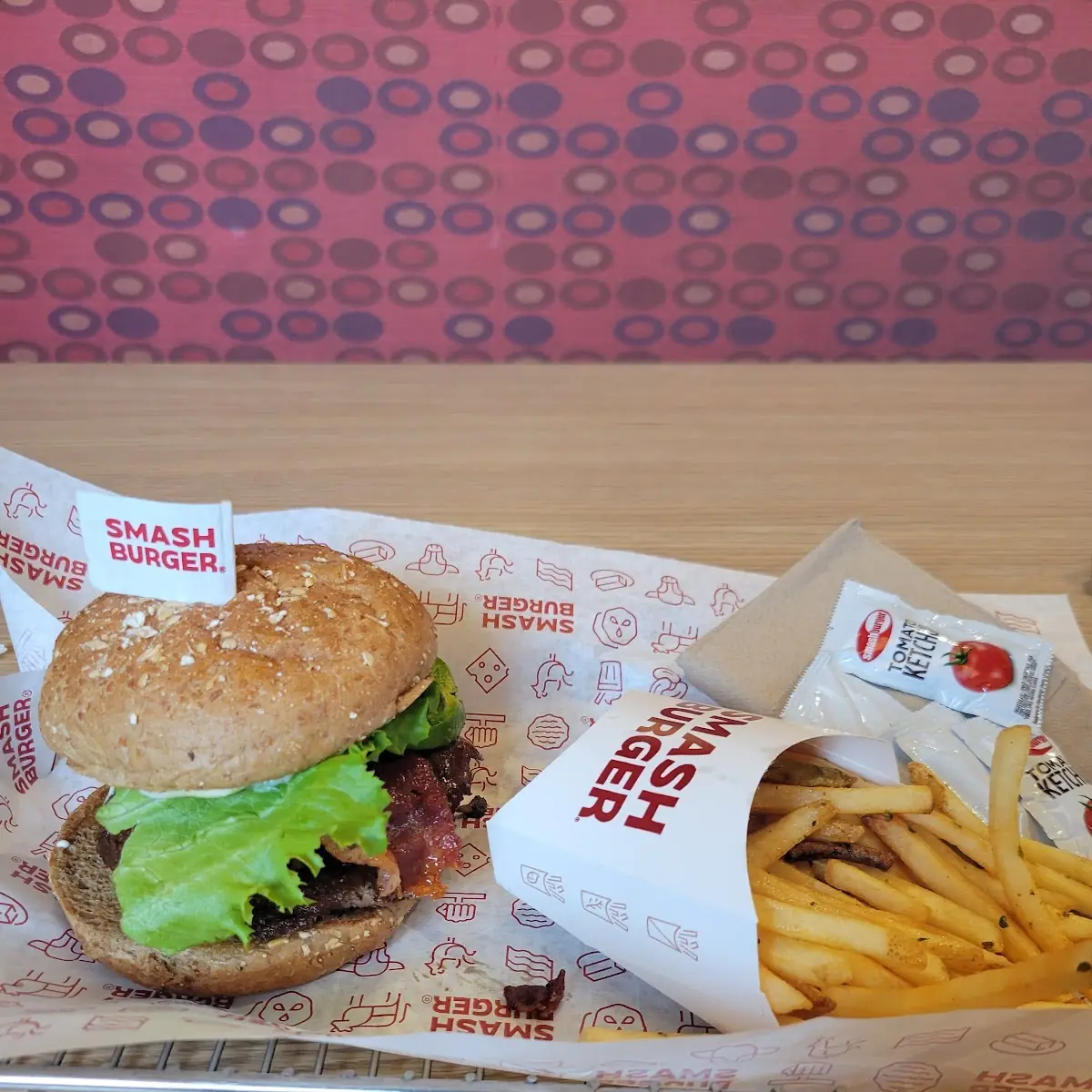Avocado Bacon Burger Smash Fries