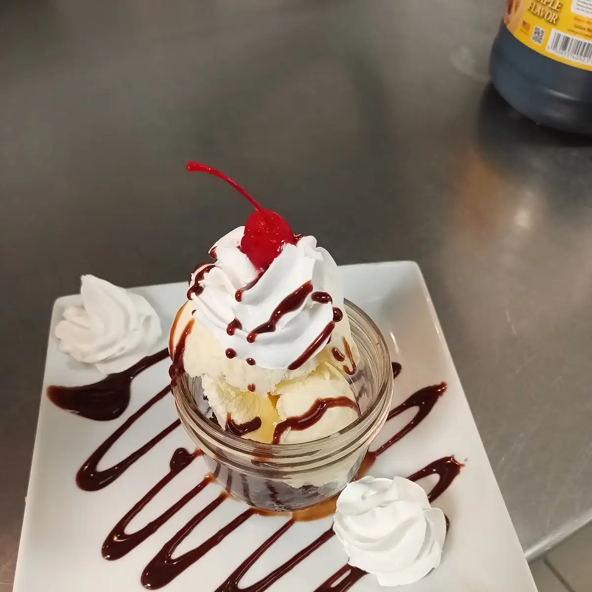 Chocolate Brownie Sundae