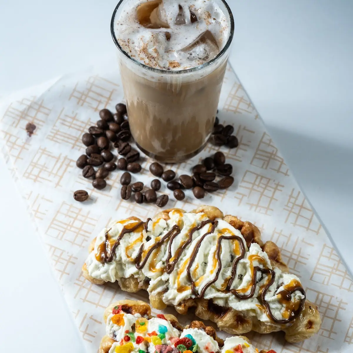 Fruity Pebble Croffle
