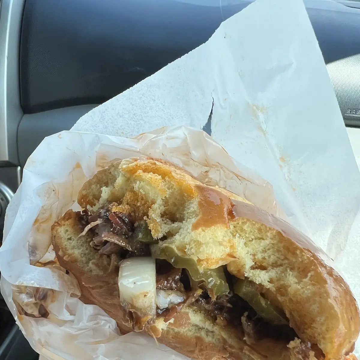 Chopped Brisket Sandwich