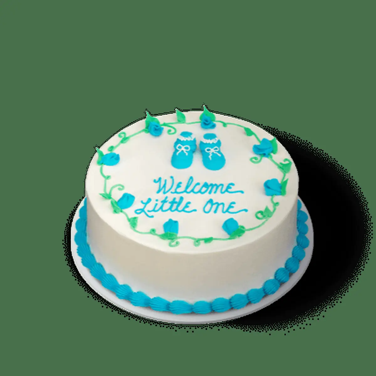 Baby Shower Blue Cake