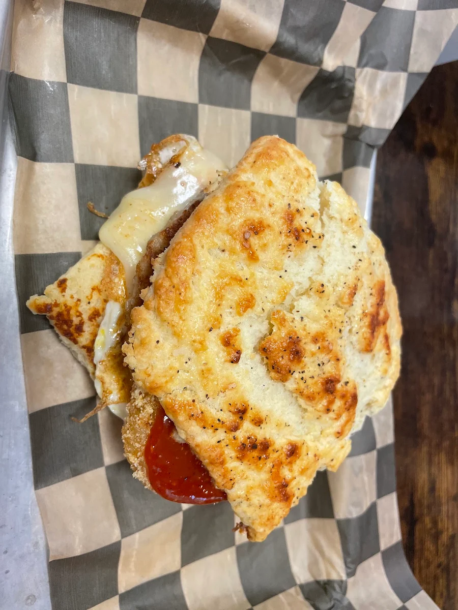 Breakfast Biscuit Sandwich