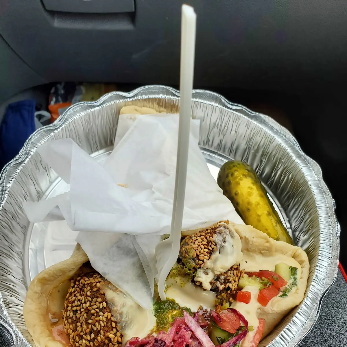 Sesame Falafel Wrap
