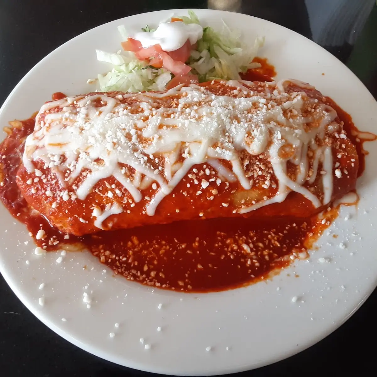 Wet Al Pastor Burrito