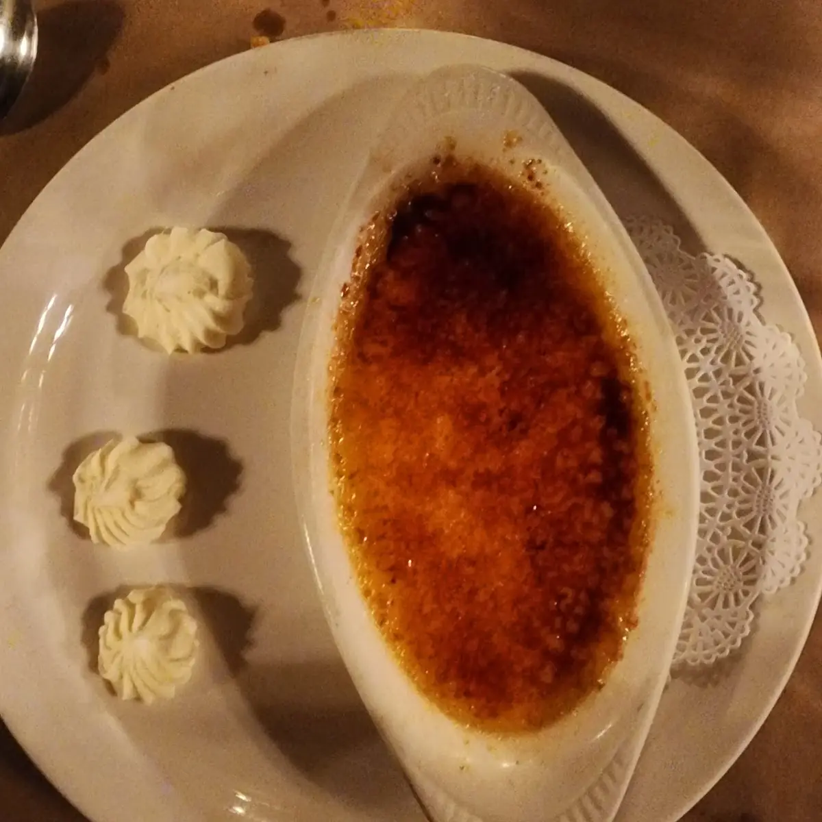 Vanilla Bean Ginger Creme Brulee