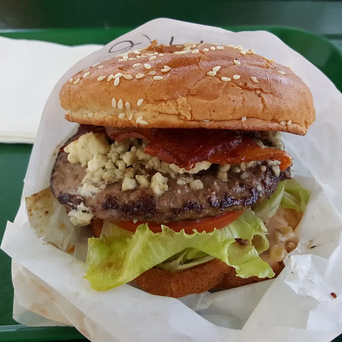 Bacon Blue Cheese Burger