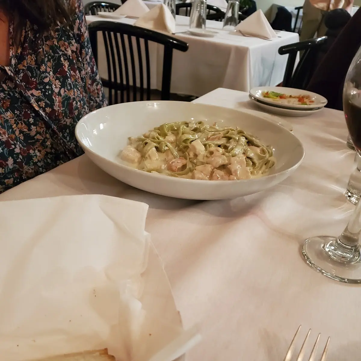 Fettuccine Alfredo with Chicken