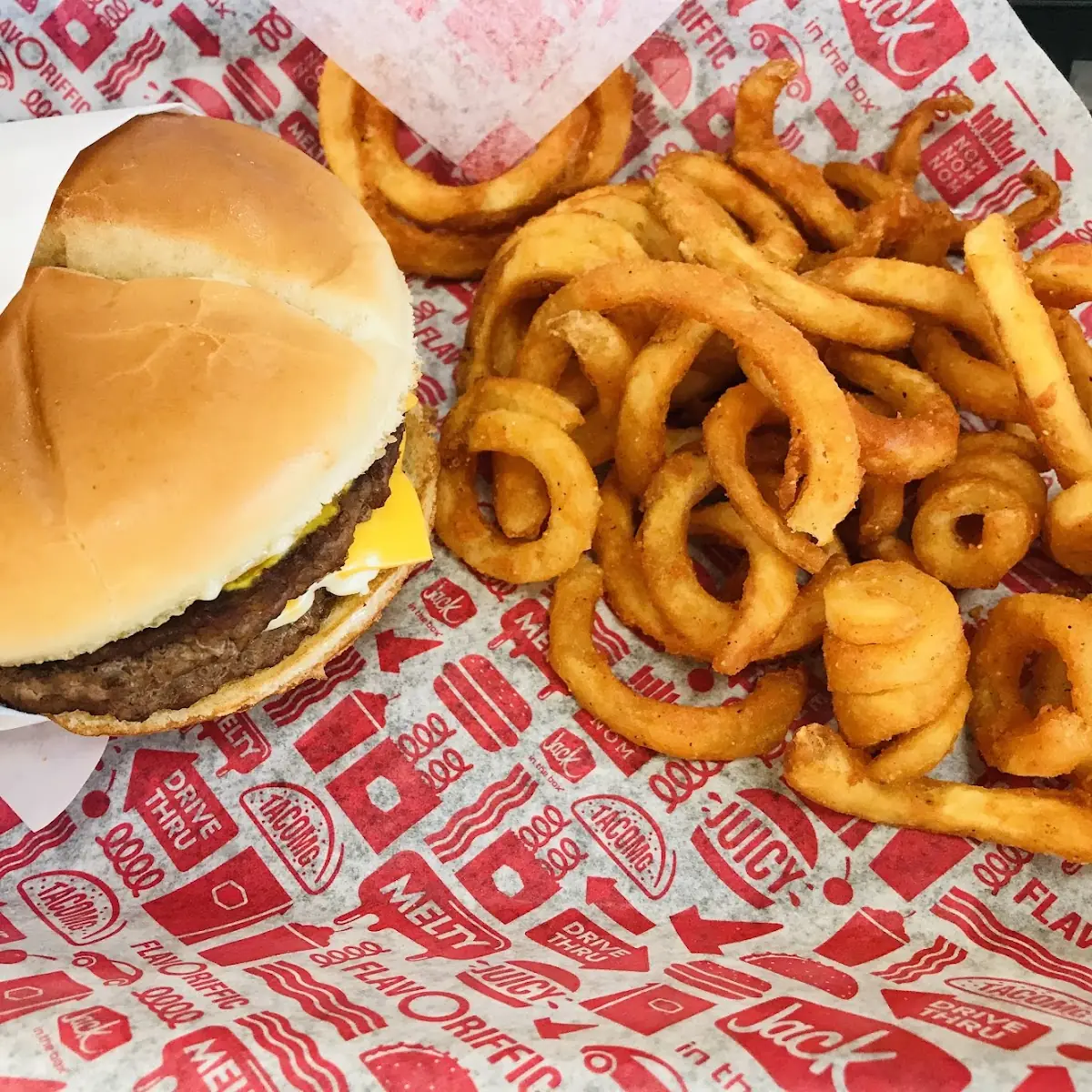 Jumbo Jack Cheeseburger Jumbo Jack