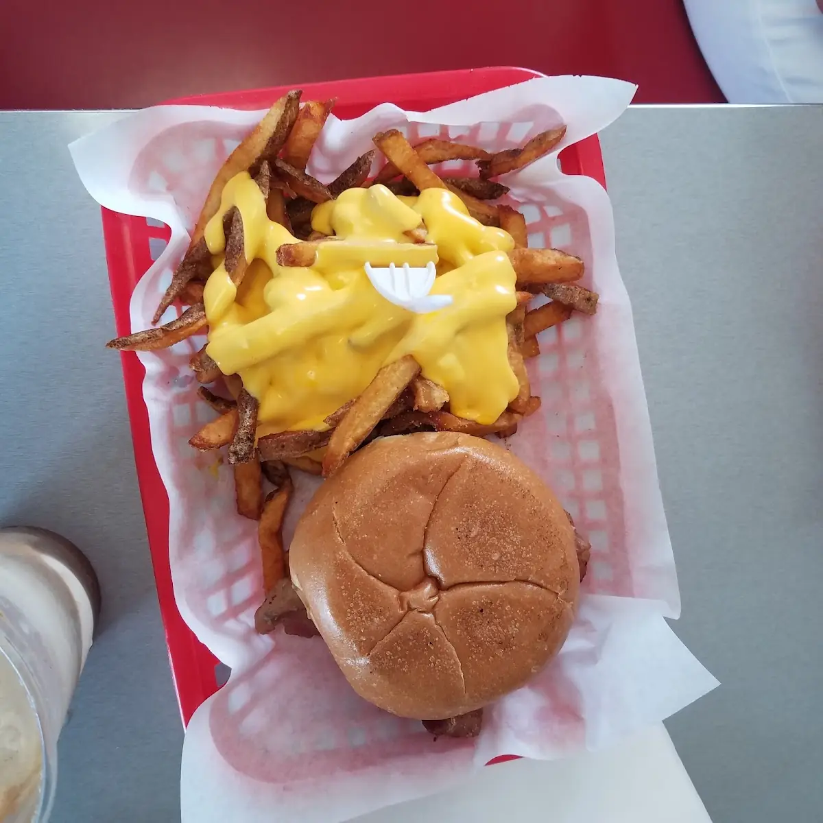 Shop Burger and Cheese Fries