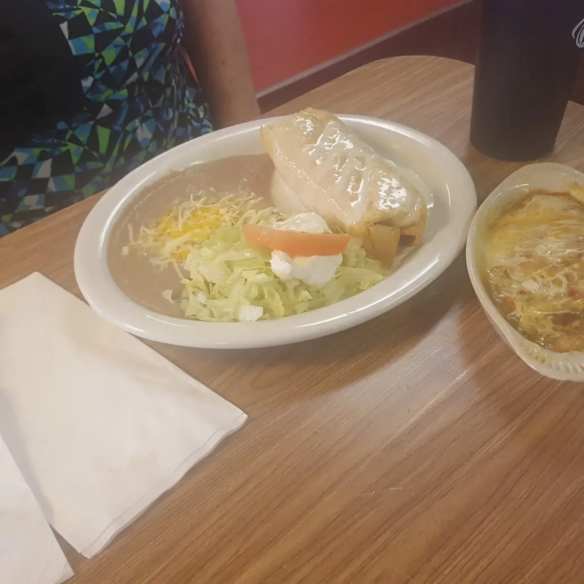 Carnitas Burrito Plate