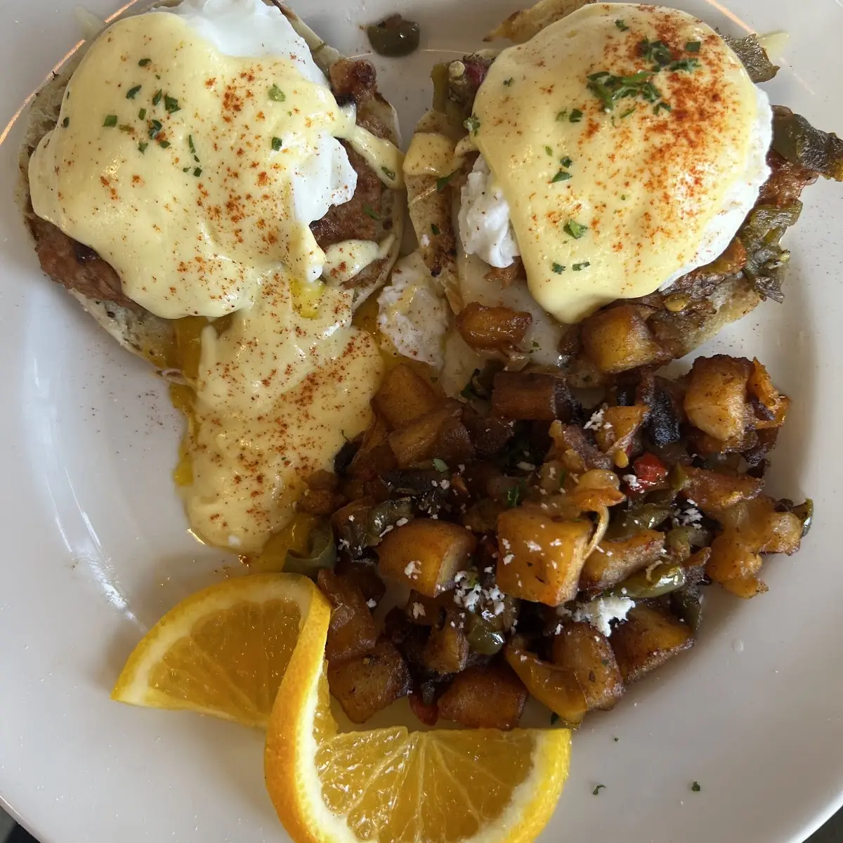 Green Chili Benedict