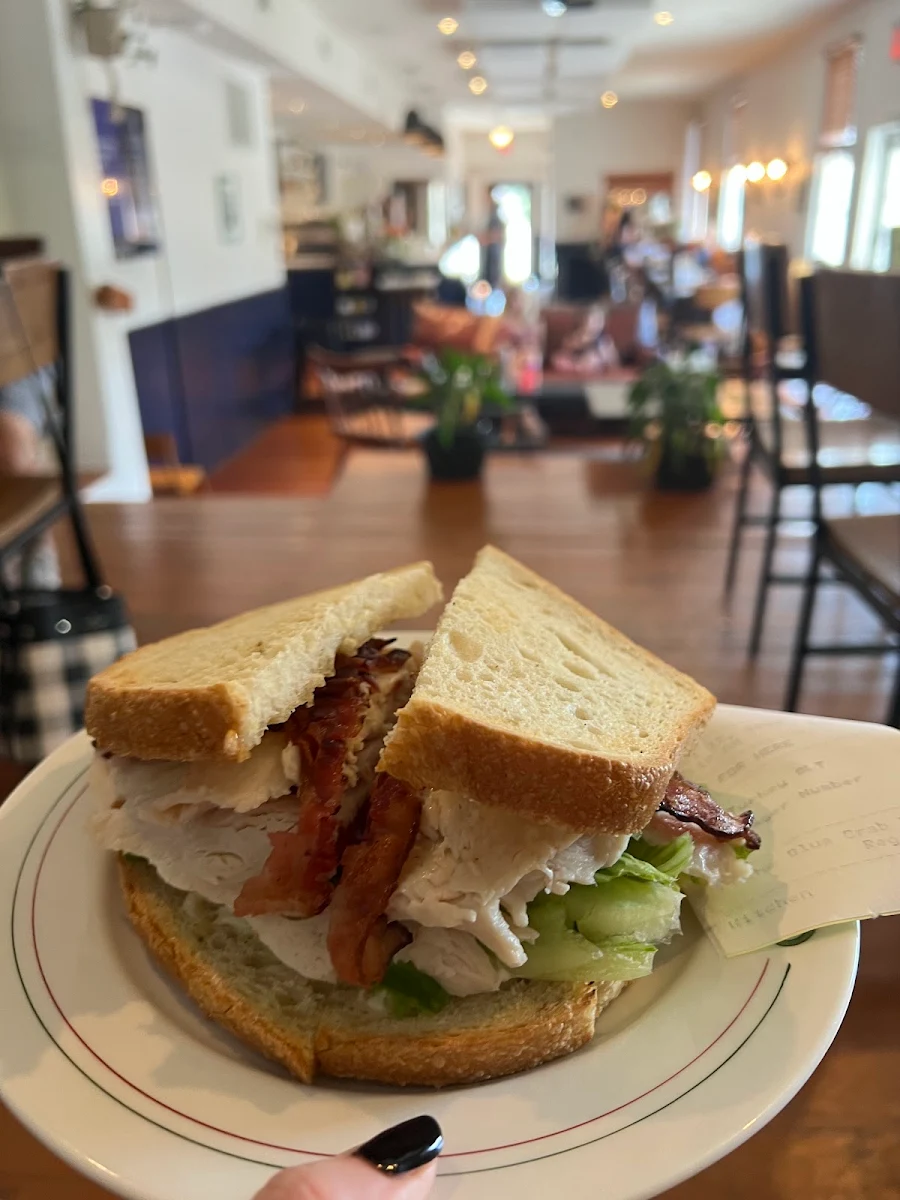 Turkey blt on Sourdough