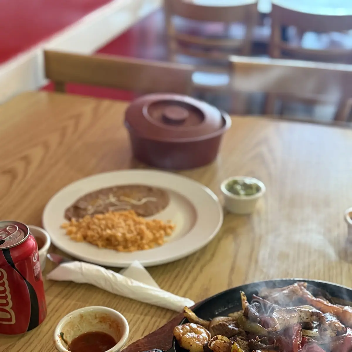 Beef Chicken Shrimp Fajitas