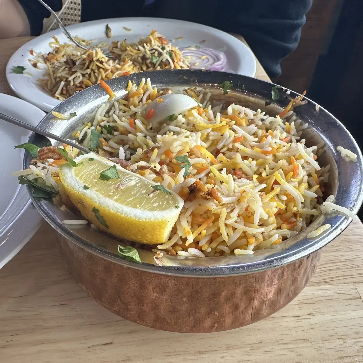 Chicken Biryani with Raita