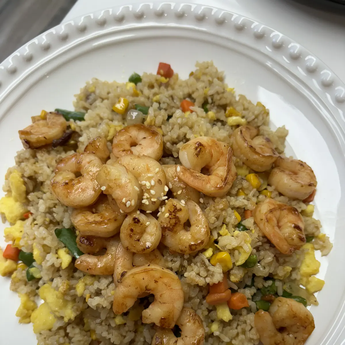 Shrimp Hibachi Fried Rice