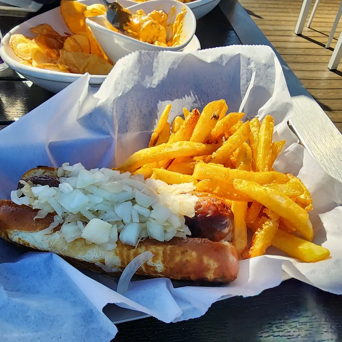 Foot Long Hot Dog