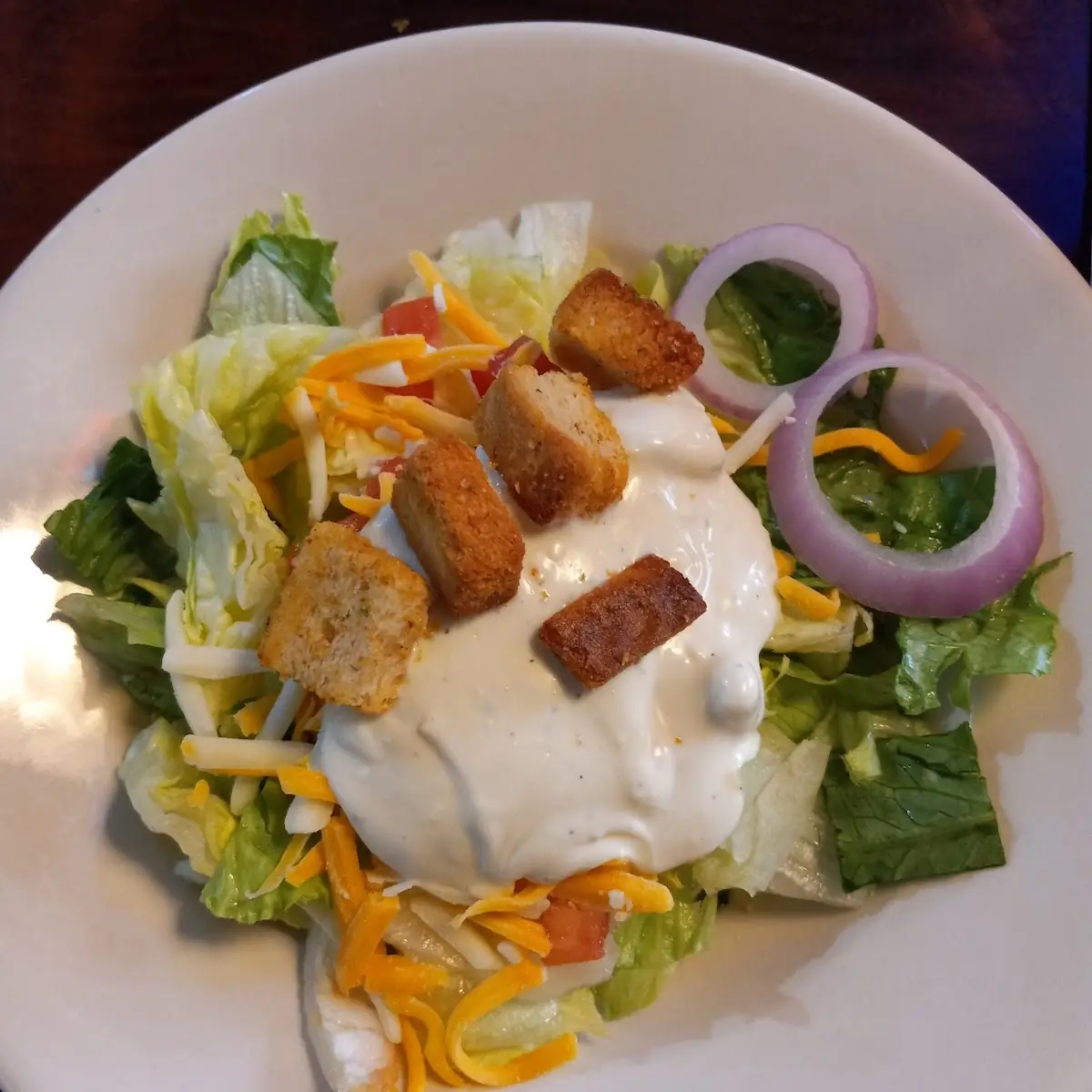House Salad Blue Cheese Dressing