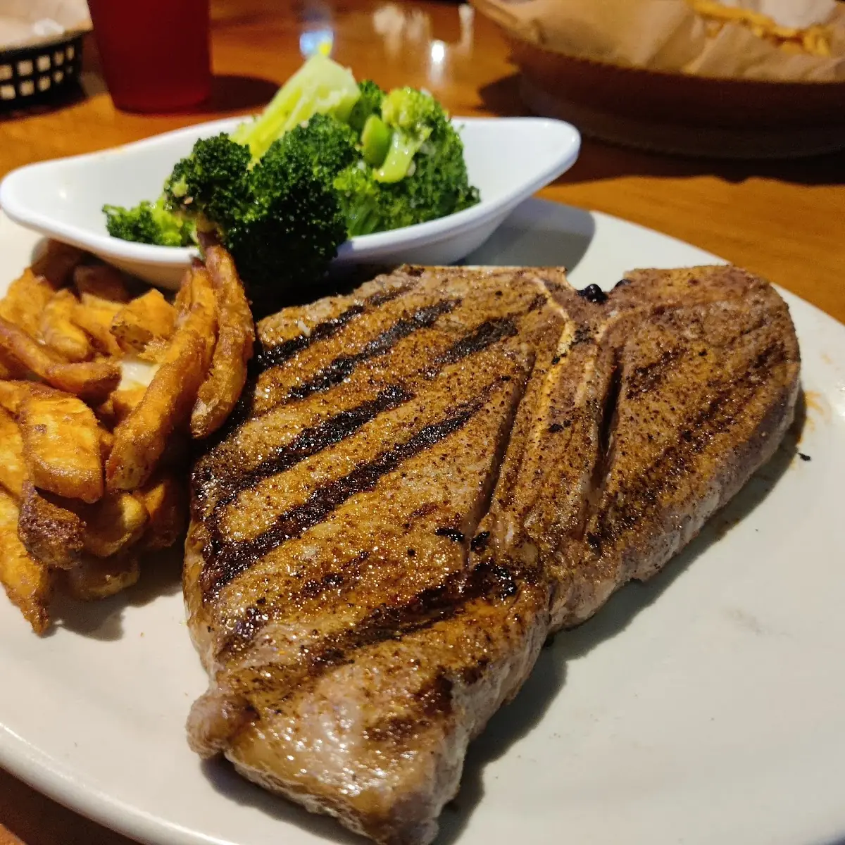 T-Bone Steak with Baked Potato