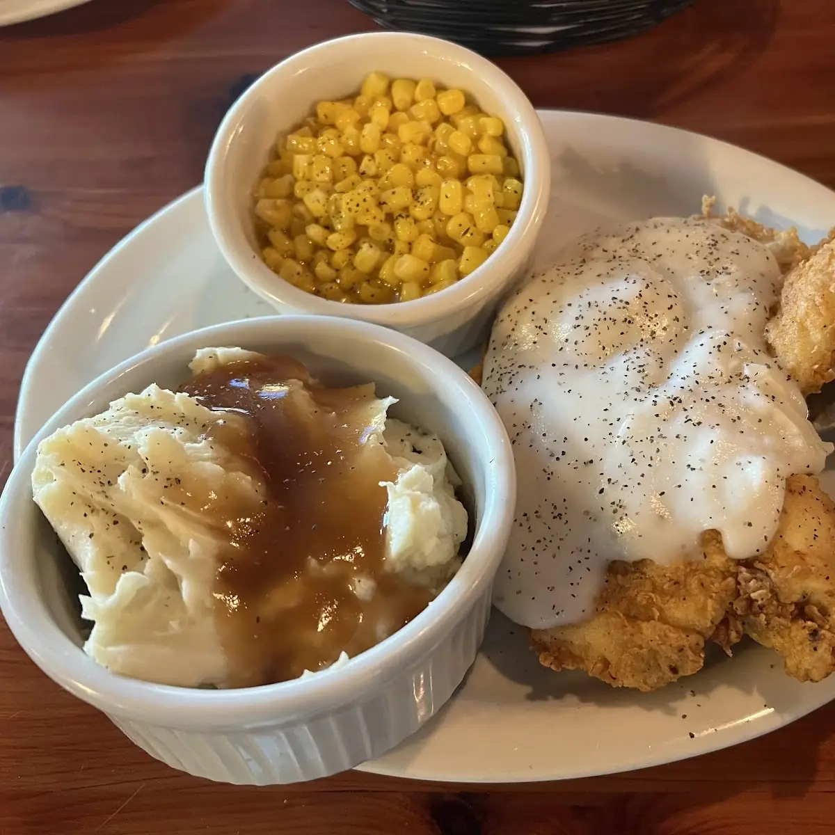 Chicken Fried Chicken Cole Slaw Mashed Potatoes