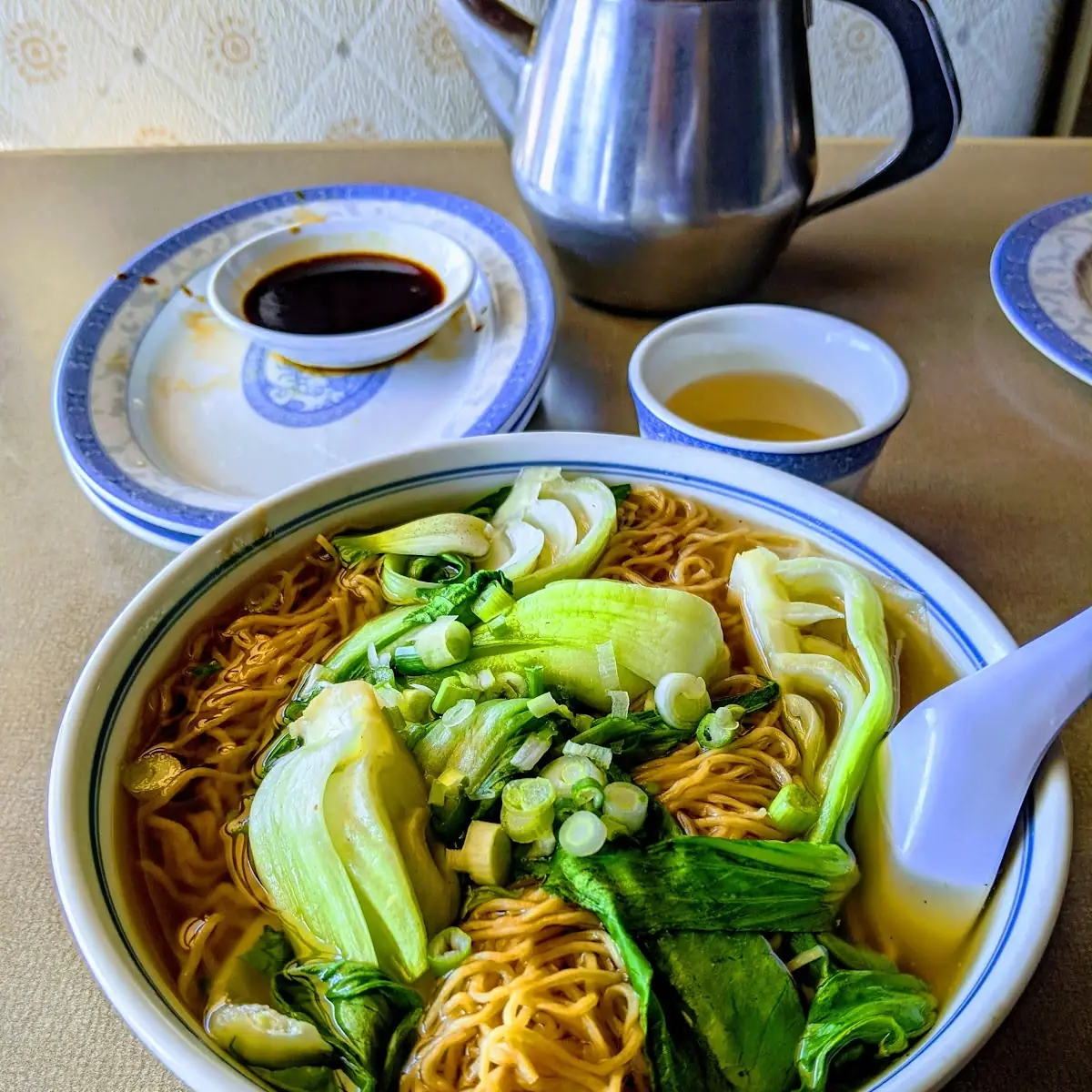 Roast Duck Won Ton Noodle Soup