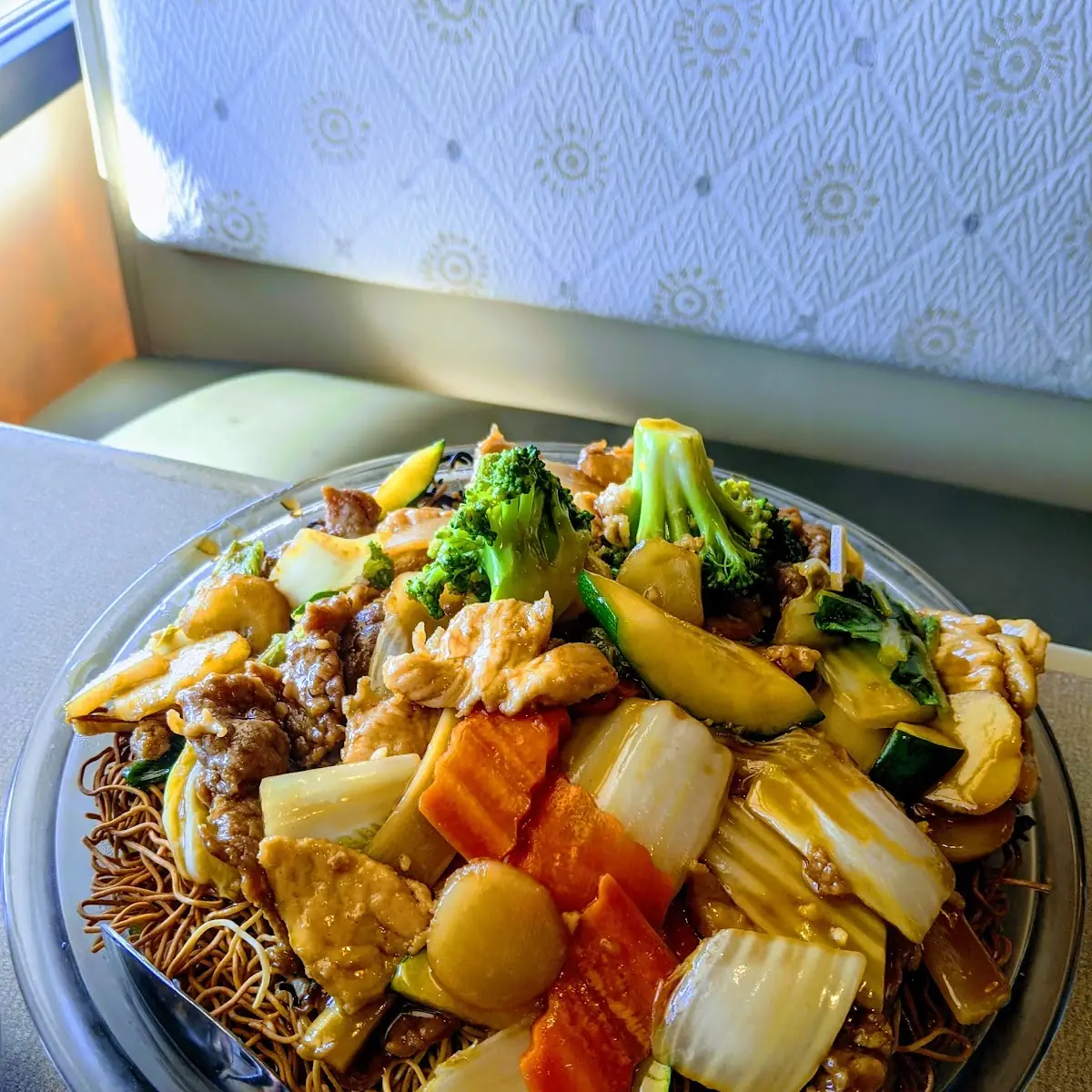 Seafood Pan Fried Noodle