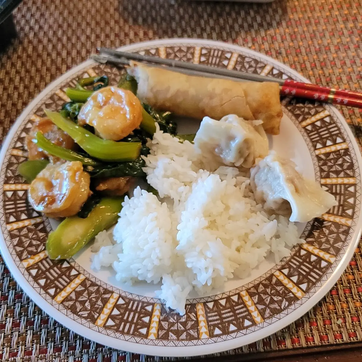Shrimp with Chinese Broccoli
