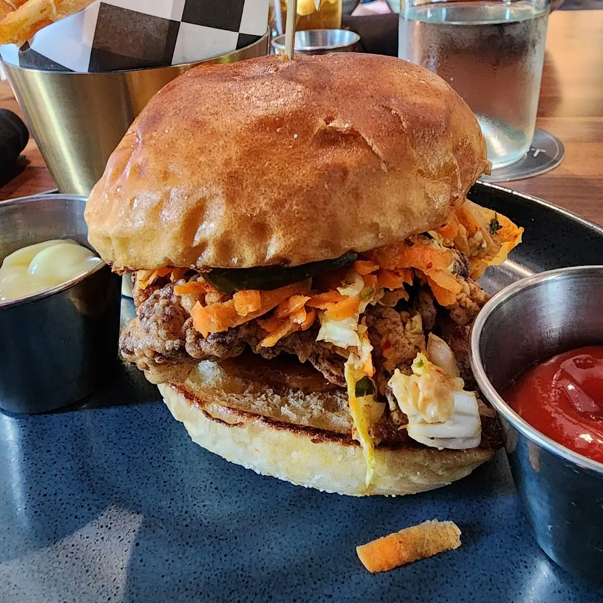 Down-The-Hatch Burger