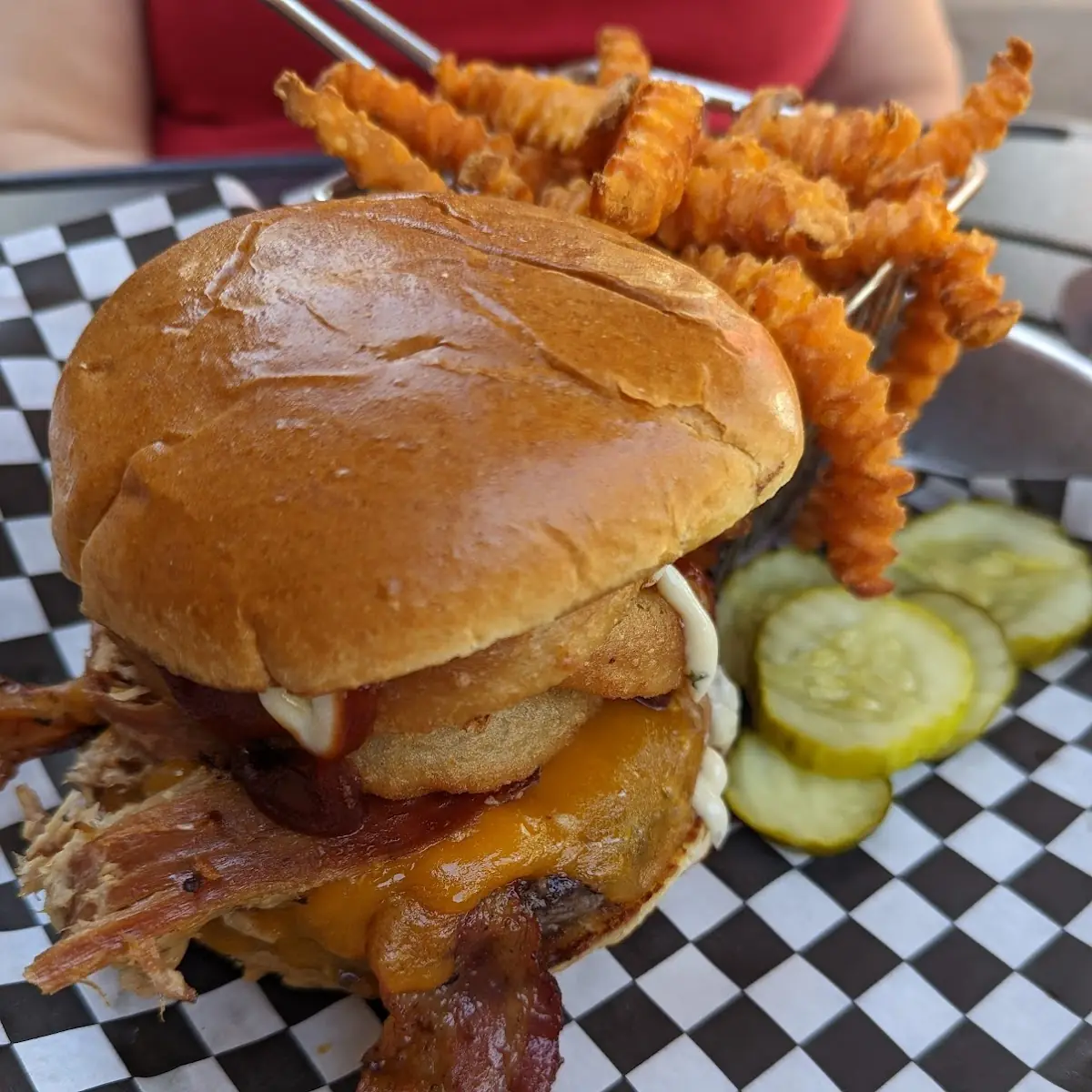 BBQ Pork Burger