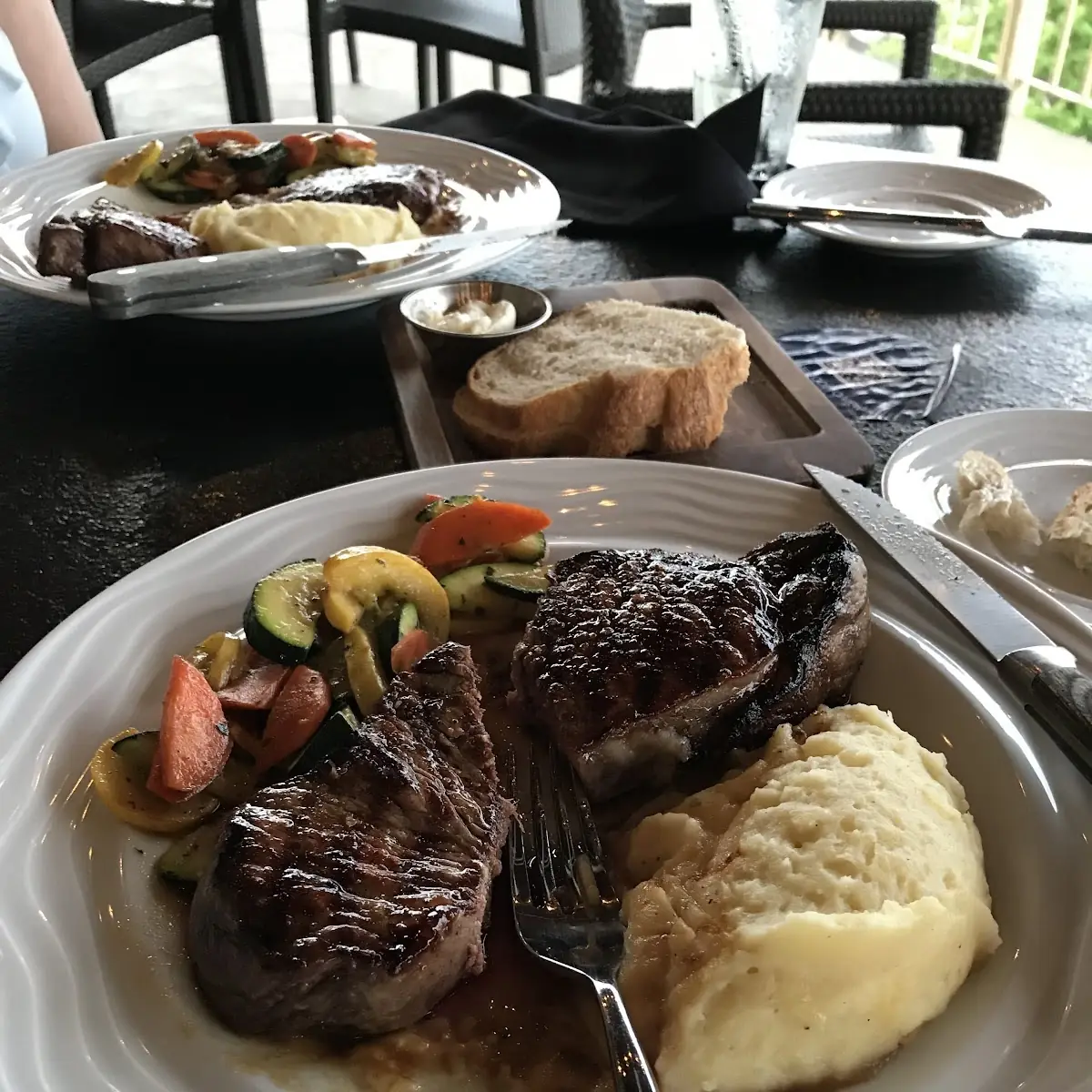 Steak Garlic Mashed Potatoes