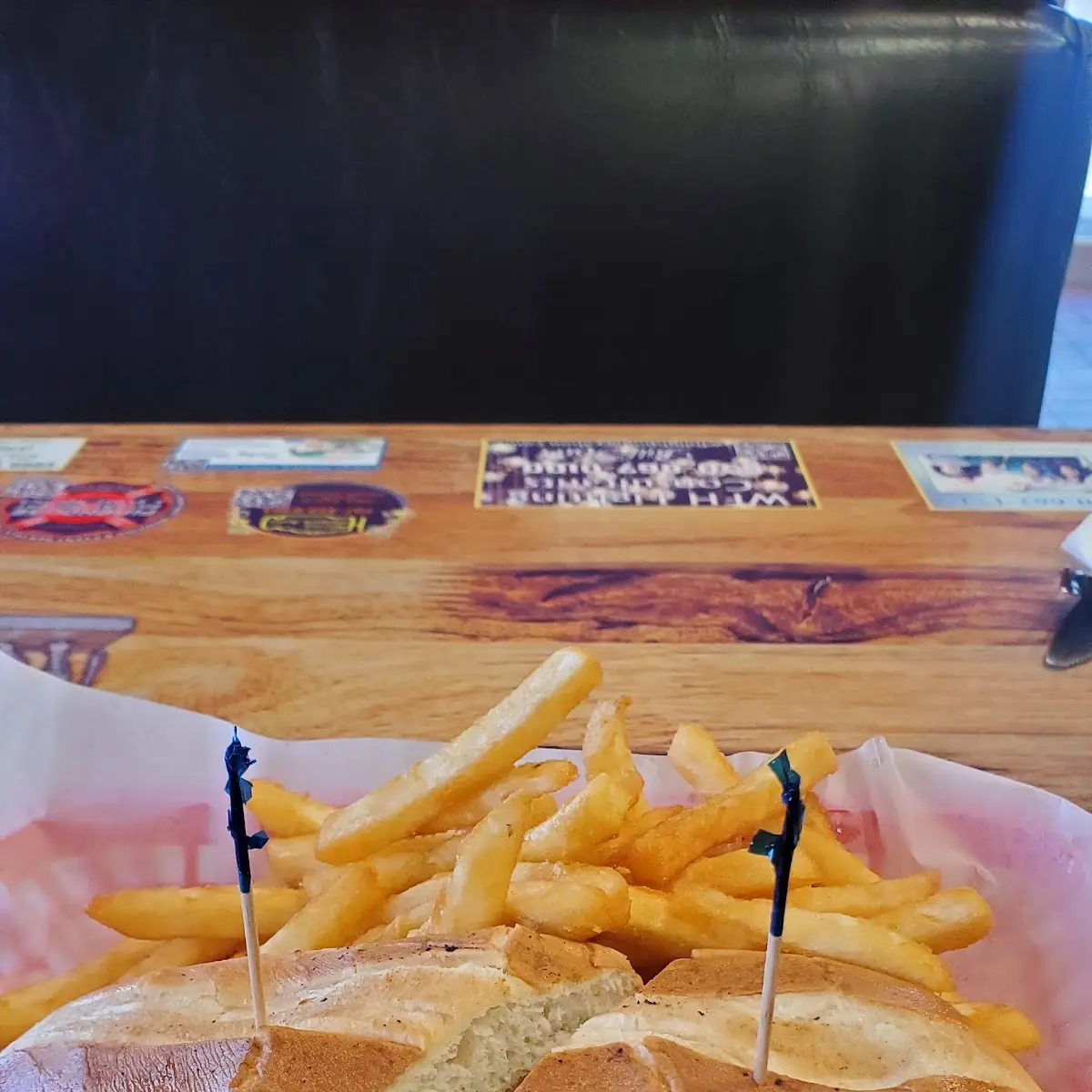 Chicken Sandwich and Fries