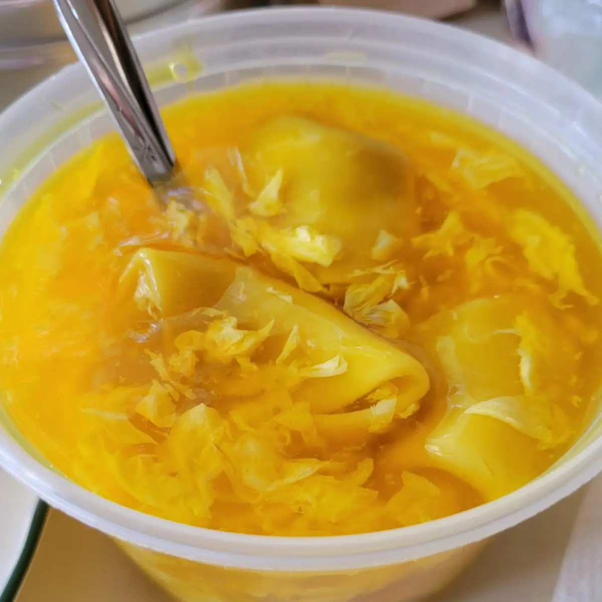 Wonton Egg Drop Soup Small
