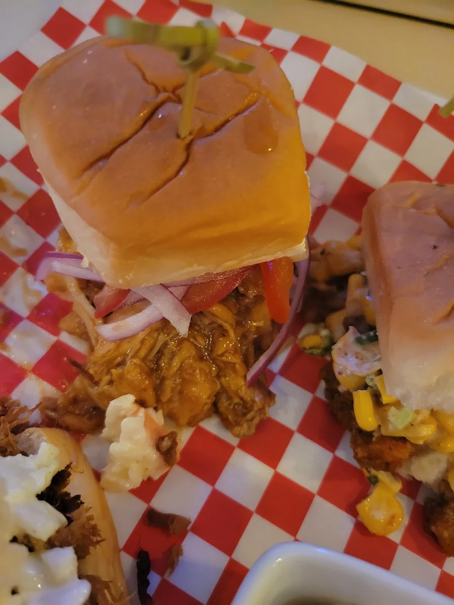 Korean BBQ Chicken Sliders