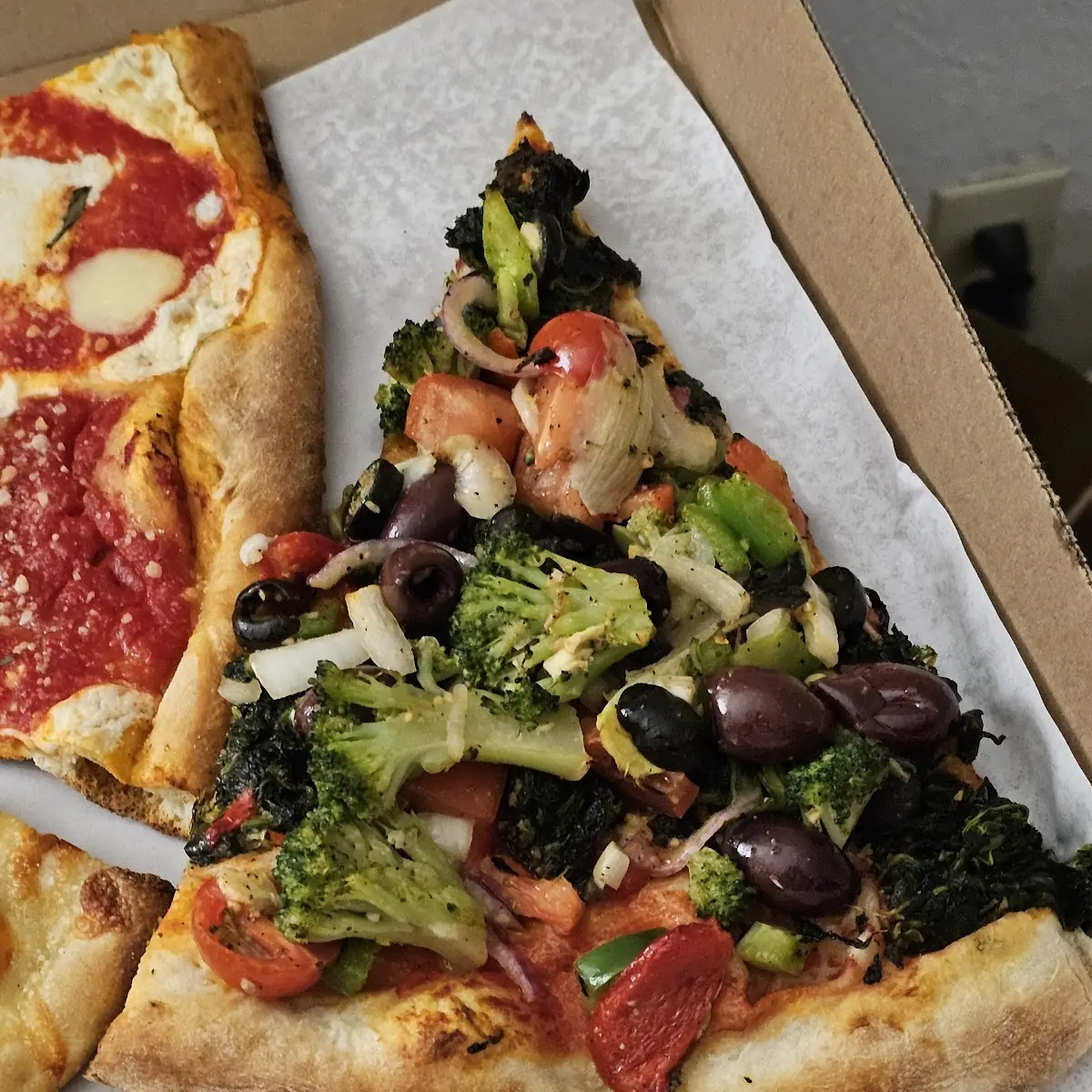 Mediterranean Pizza Slice