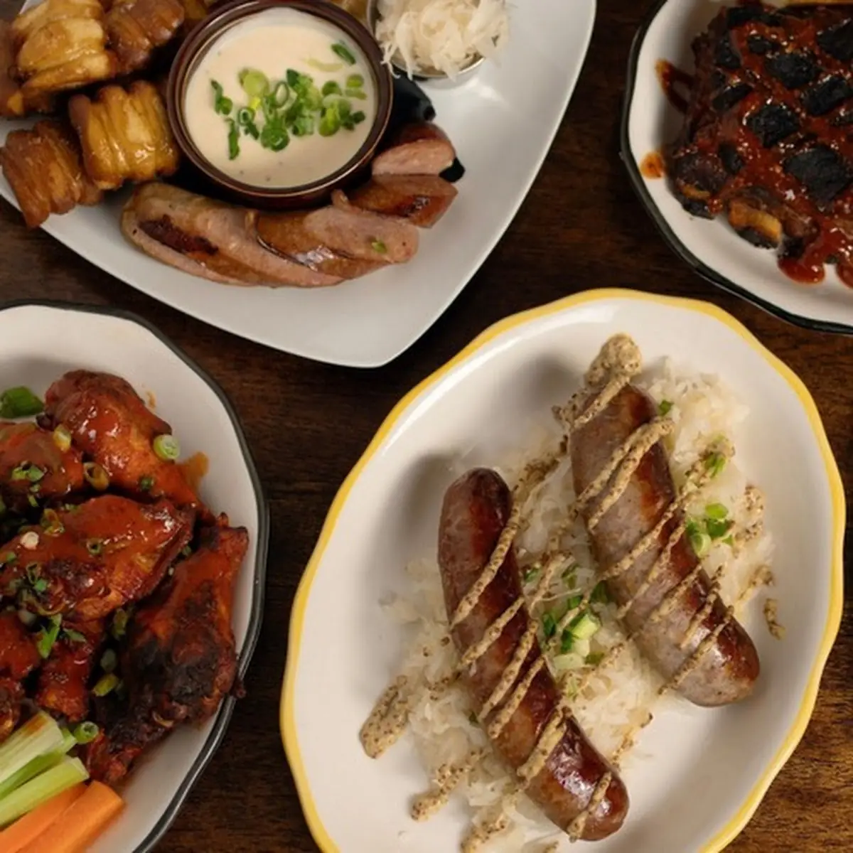 House Made German Sausages Platter