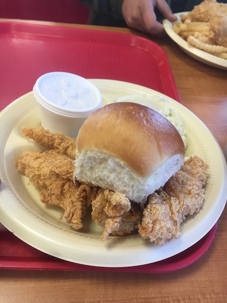 Chicken Tenders and Biscuits and Gravy