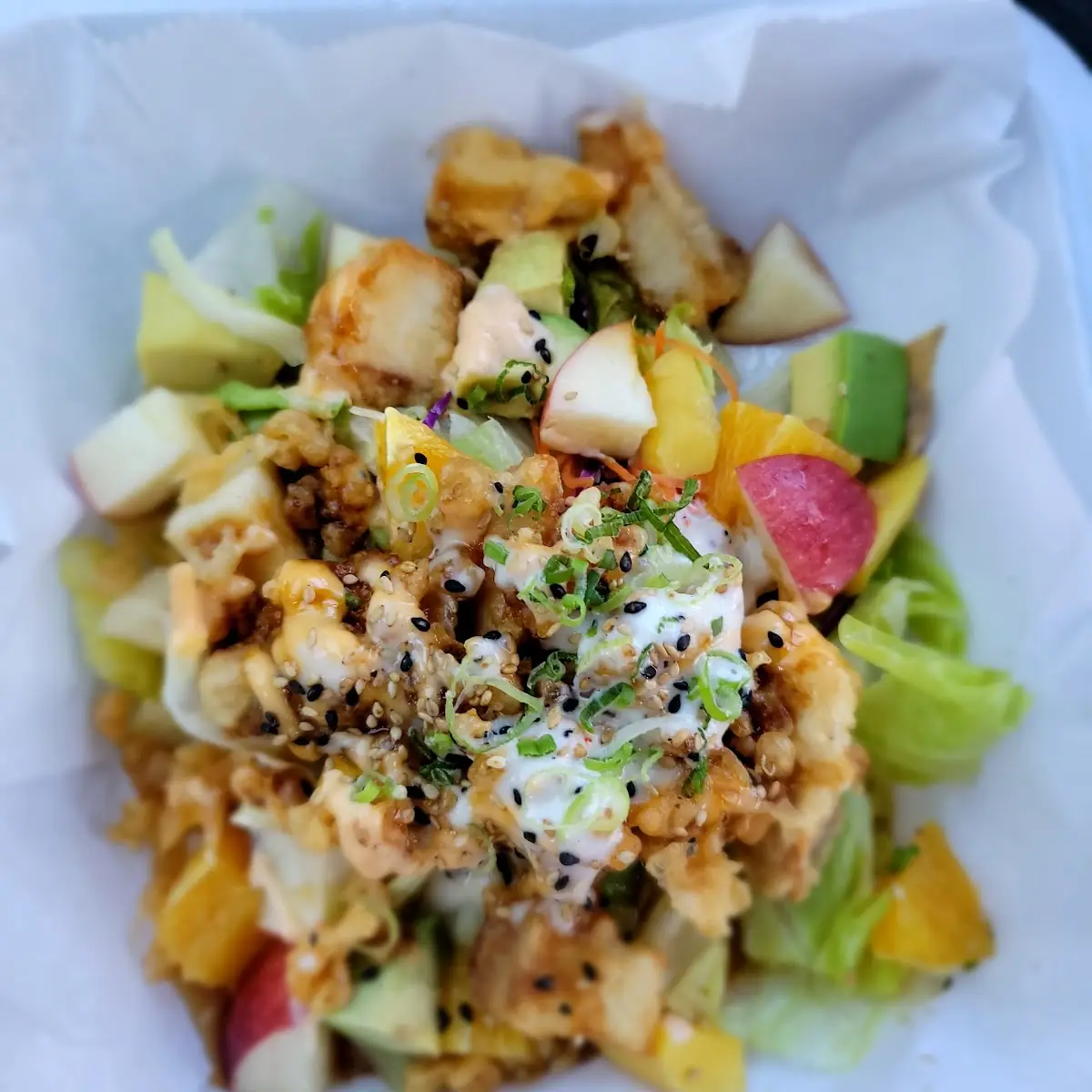 Crispy Fish Salad