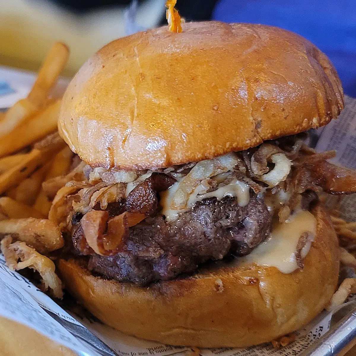 Cheddar Ale Burger