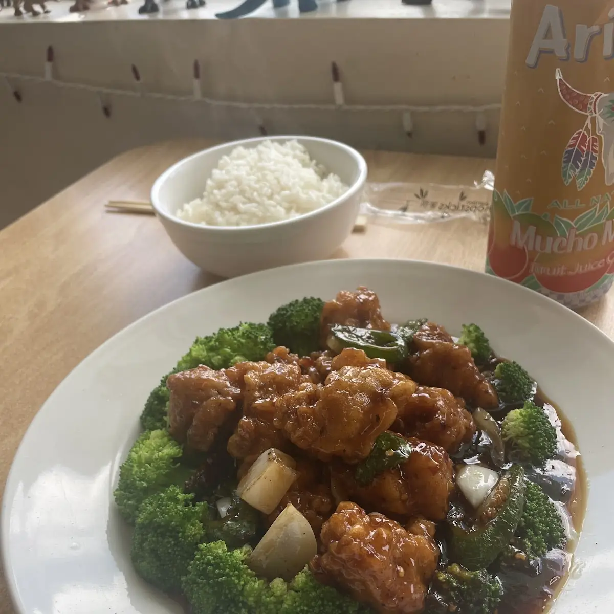 General TSO's Chicken Broccoli Extra Spicy
