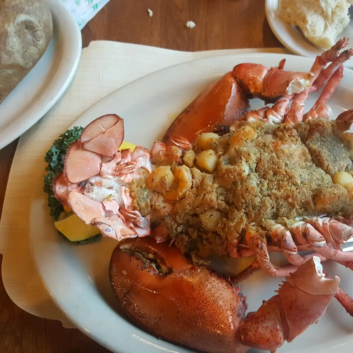 Baked Stuffed Lobster Tail