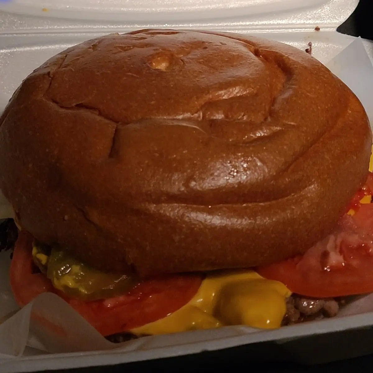 Double Swiss Mushroom Burger