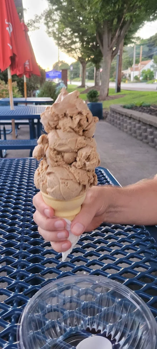 Sea Salt Coffee Ice Cream Cone