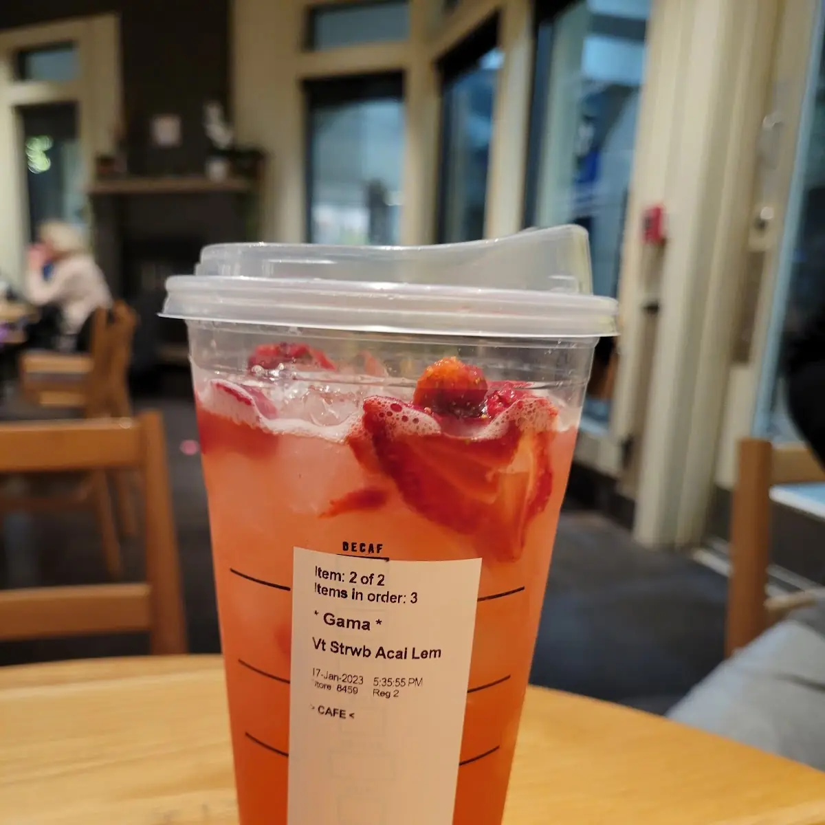Trenta Very Berry Starbucks Refreshers