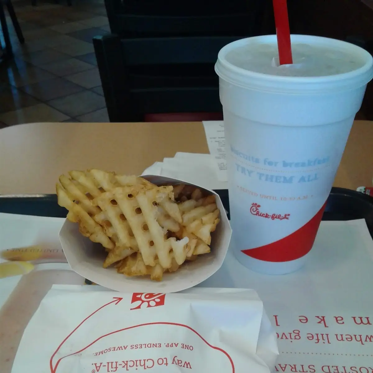 Waffle Fries and Sauces
