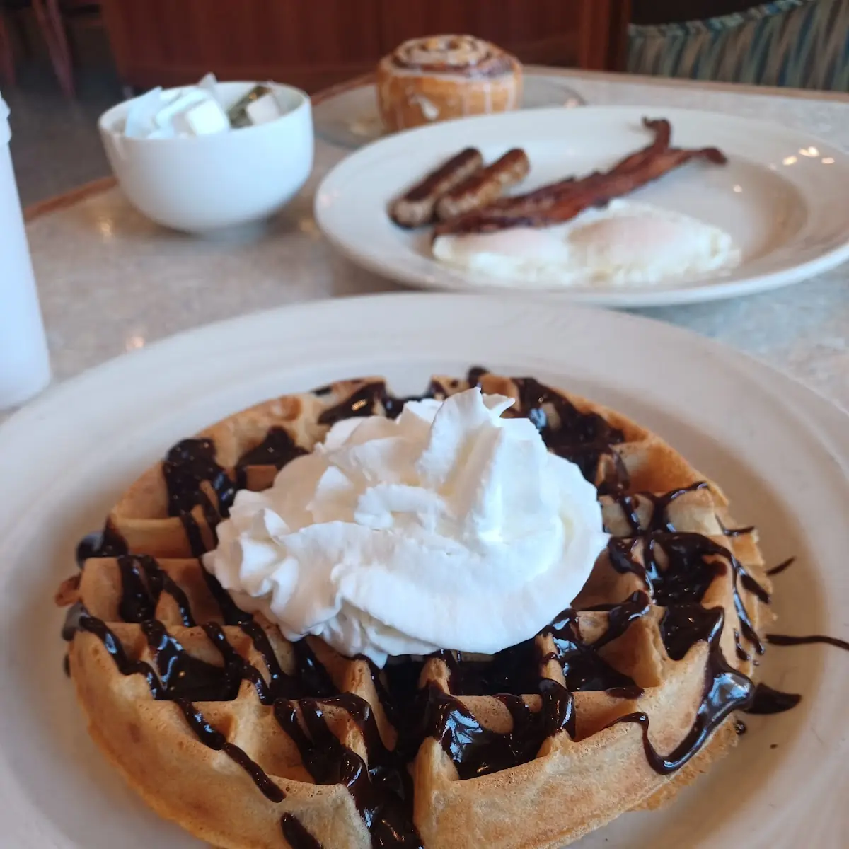 Banana Split Waffles