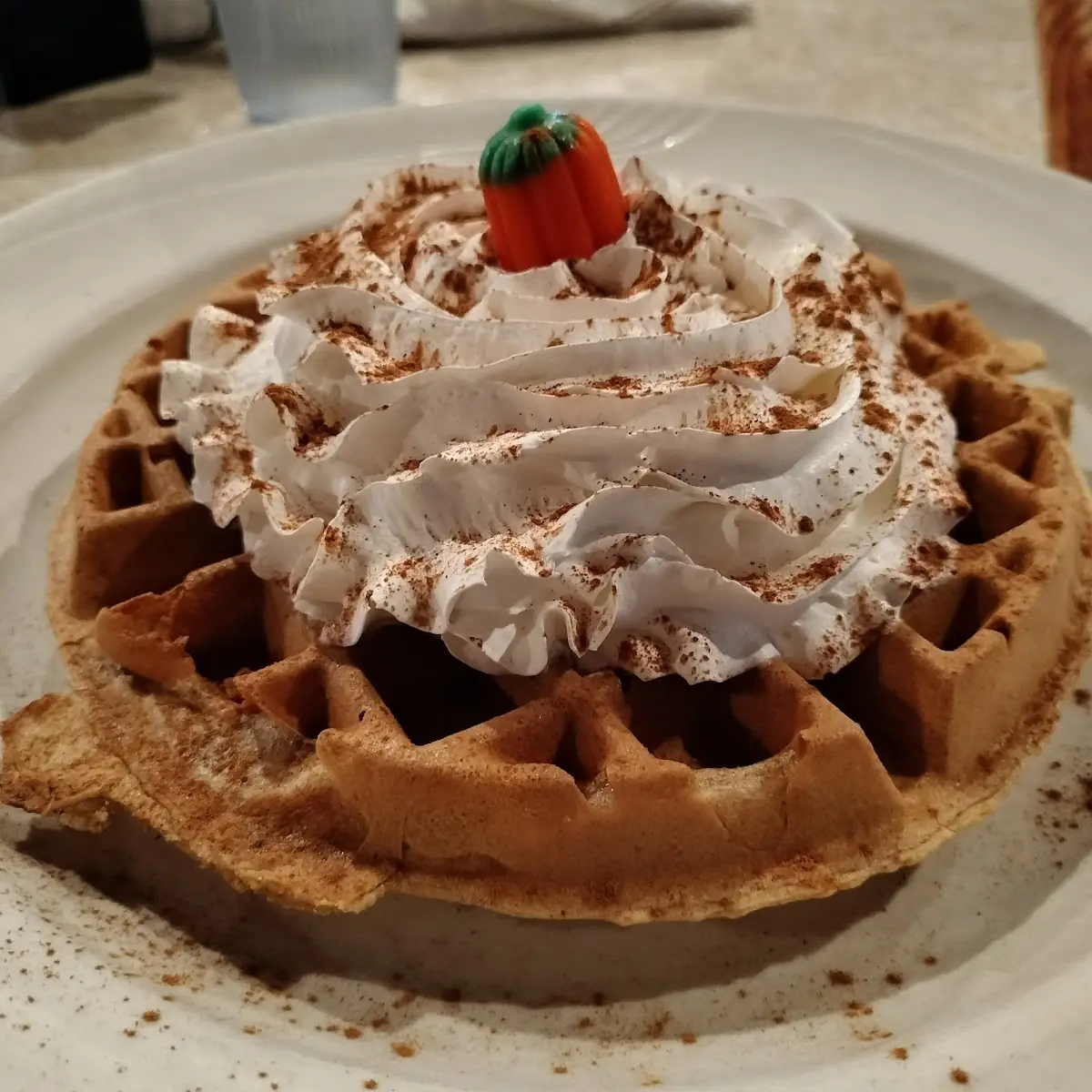 Pumpkin Spice Waffle
