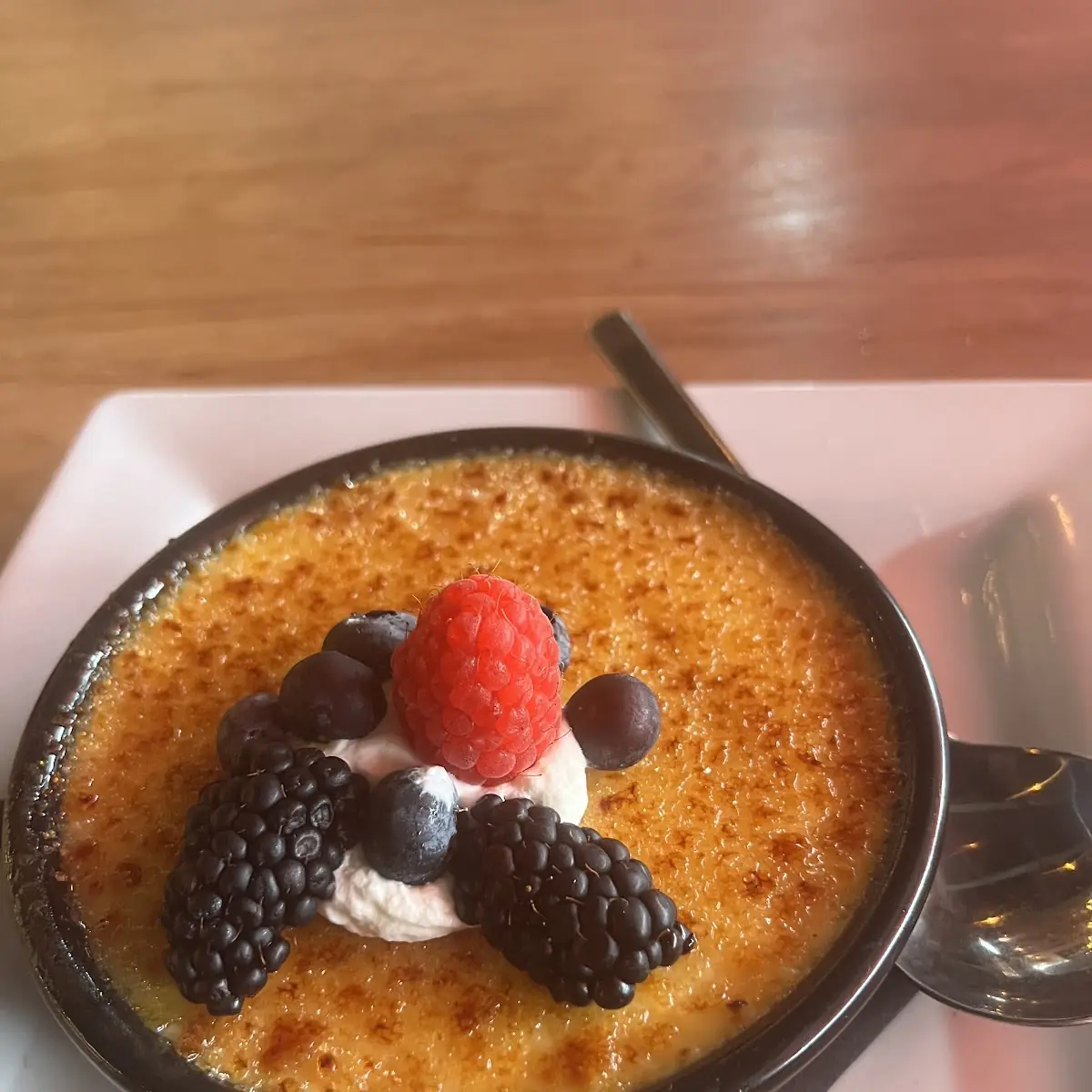 Blackberry Crème Brulee
