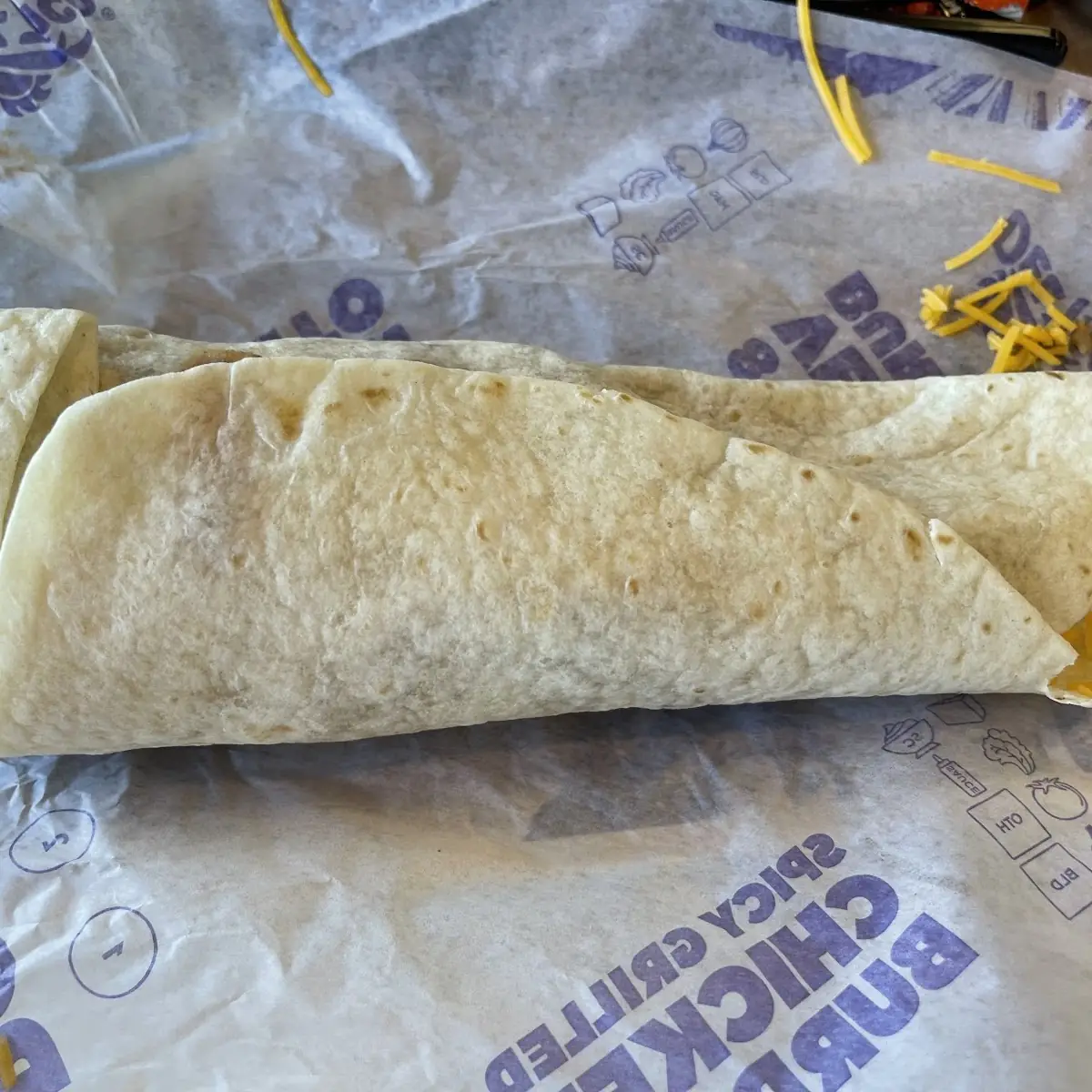 Spicy Chicken Burrito