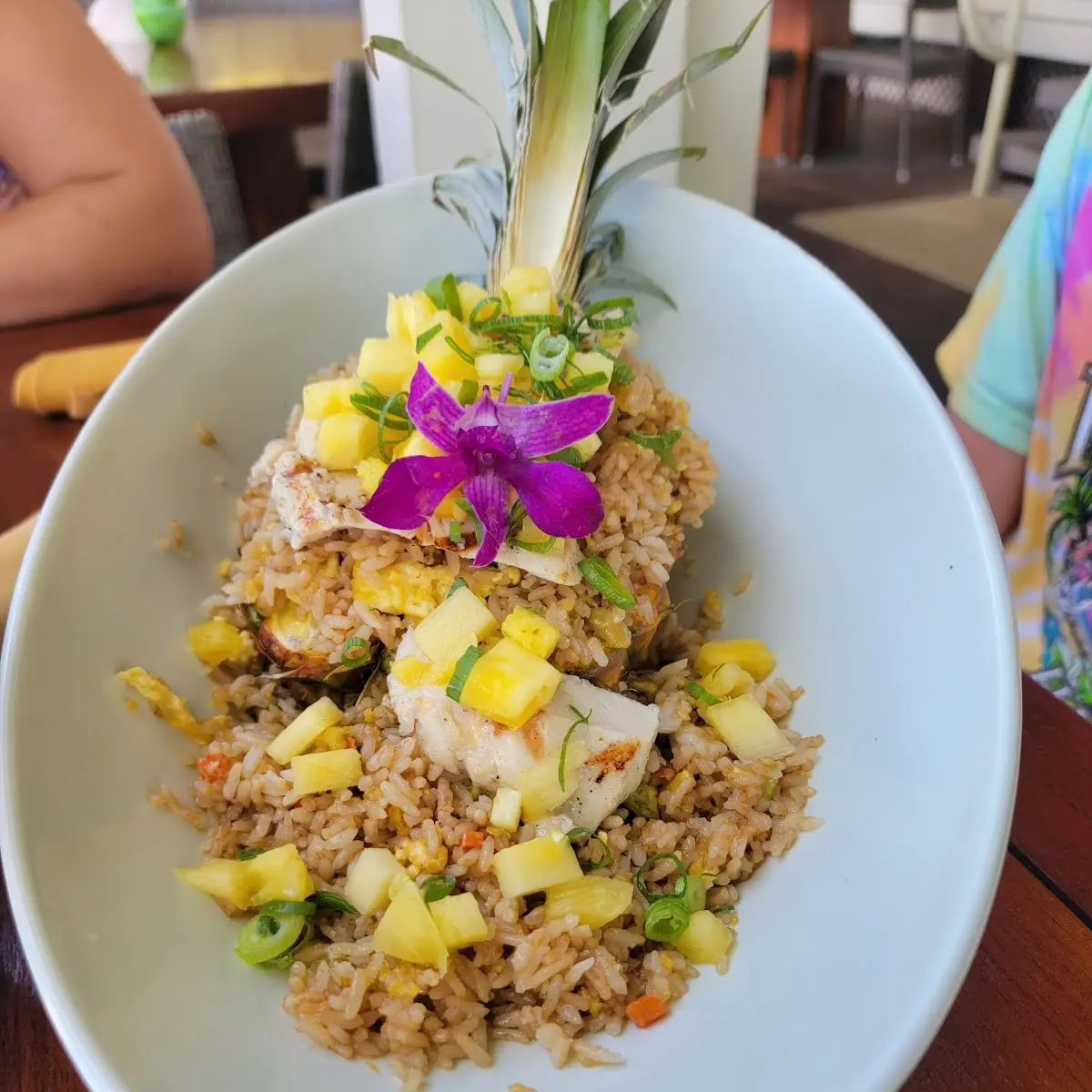 Pineapple Chicken Fried Rice Bowl