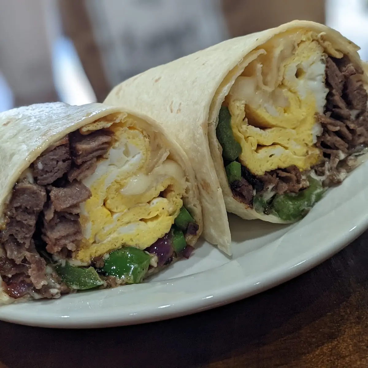 Steak, Egg, & Provolone Wrap